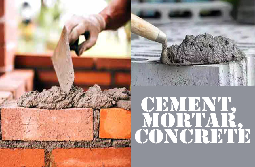 choose cement mortar concrete